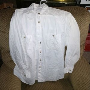 Clementine white dress shirt Large